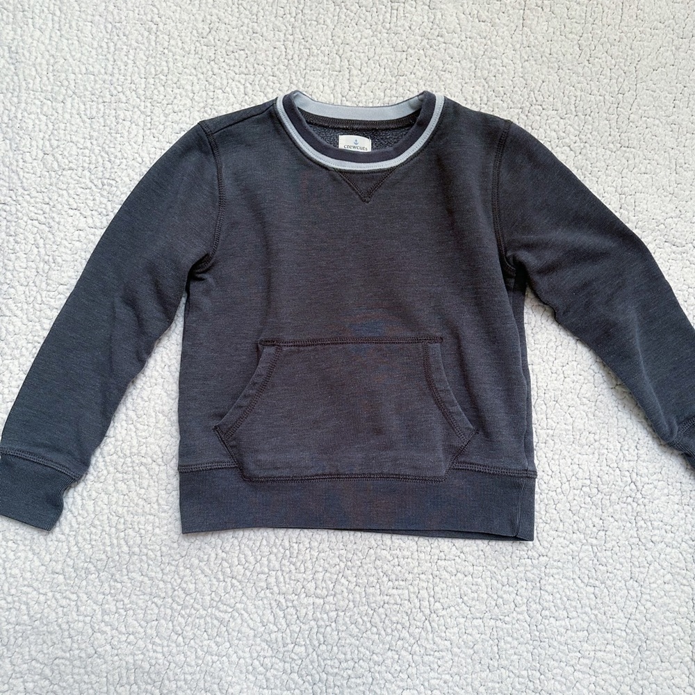 Boys’ Crewcuts Charcoal Gray Sweatshirt